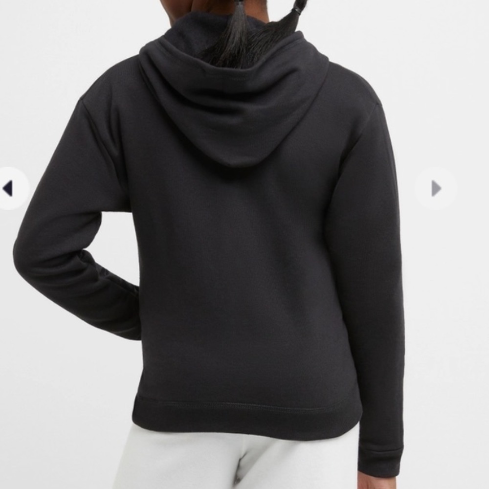BLACK Hanes full zips kids hoodie - Picture 2 of 5